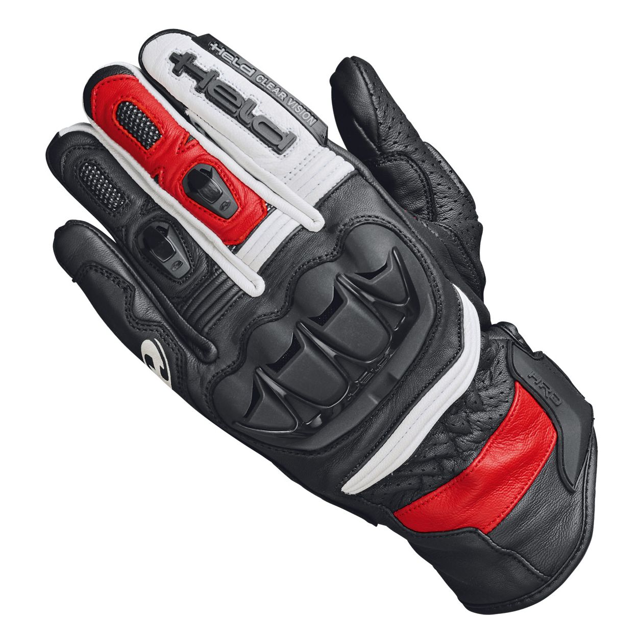 HELD Gants Held MISAWA — noir, rouge et blanc