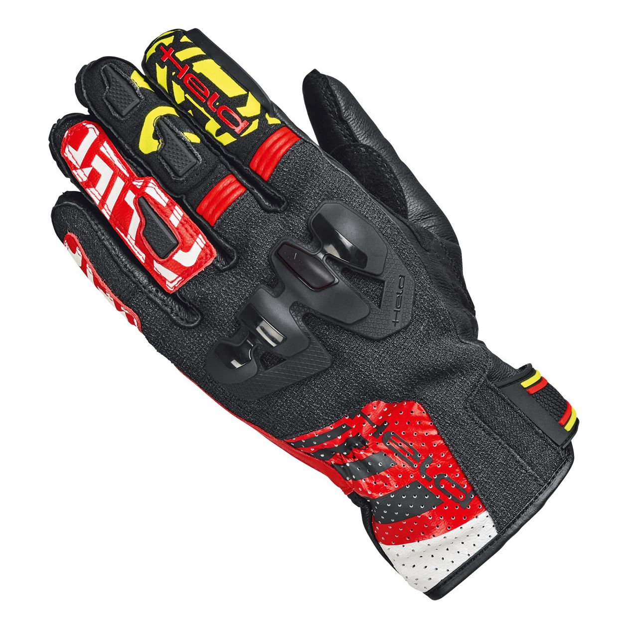 HELD Gants Held SEPANG — noir, rouge et blanc