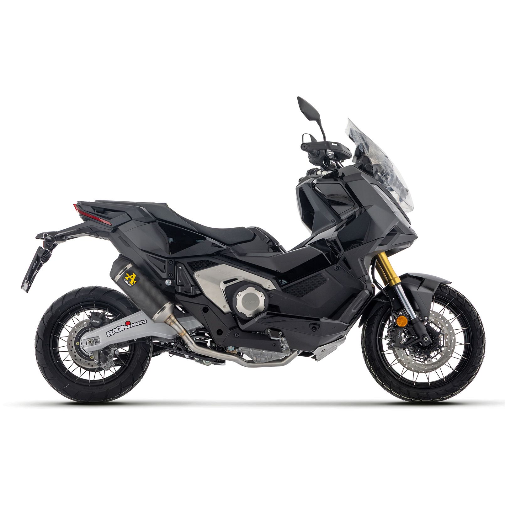 Silencieux Arrow Race tech carbone embout carbone (version court)