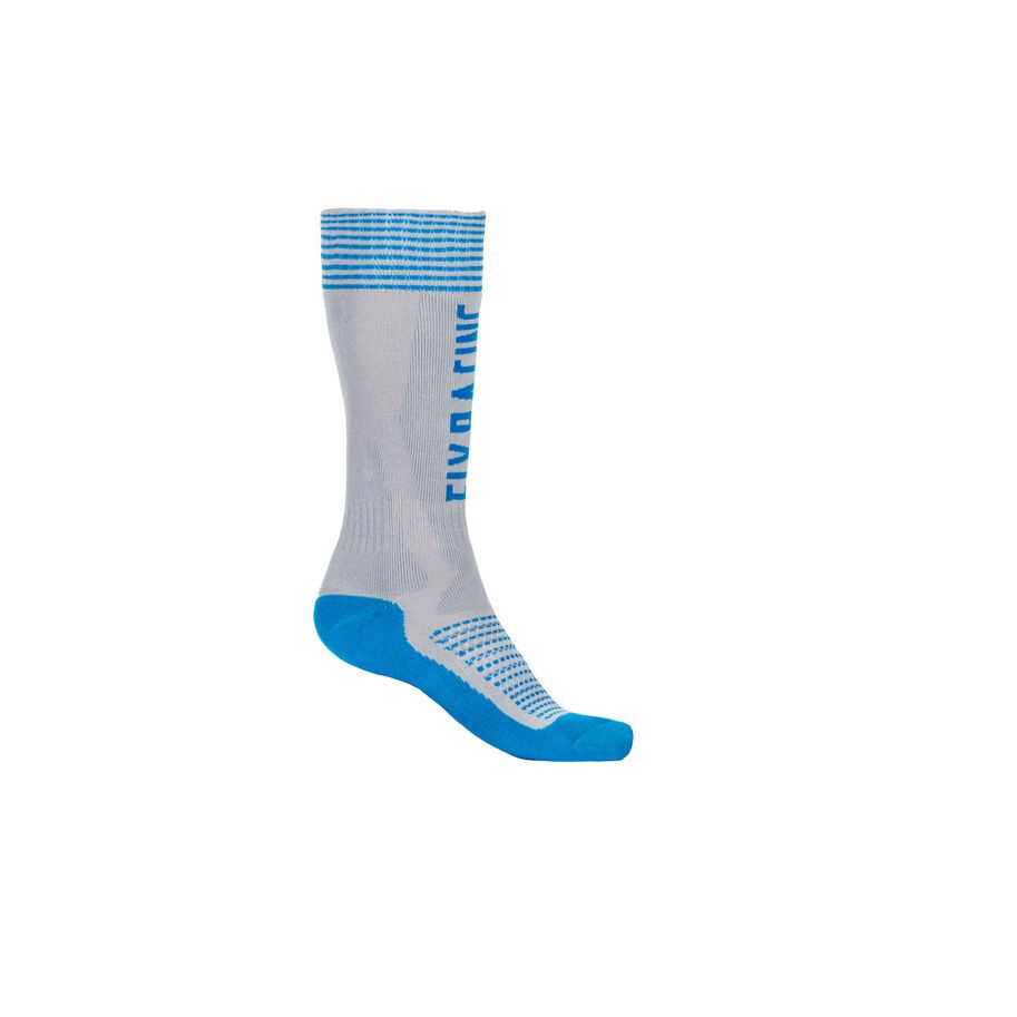 Image of Chaussettes Fly MX PRO THIN - GREY BLUE