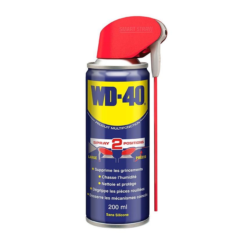 Produit d'entretien WD 40 Double Spray 200 ml