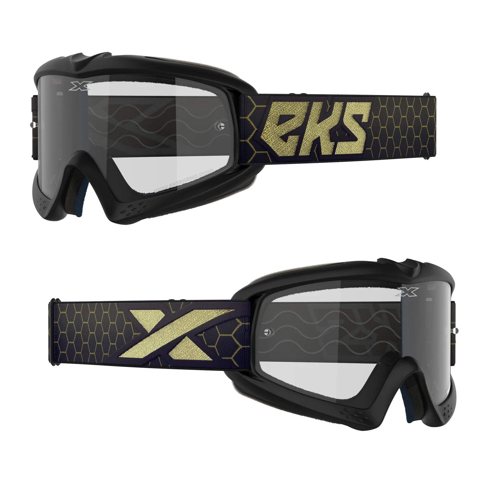 Masque cross EKS YOUTH GOX FLAT OUT - CLEAR
