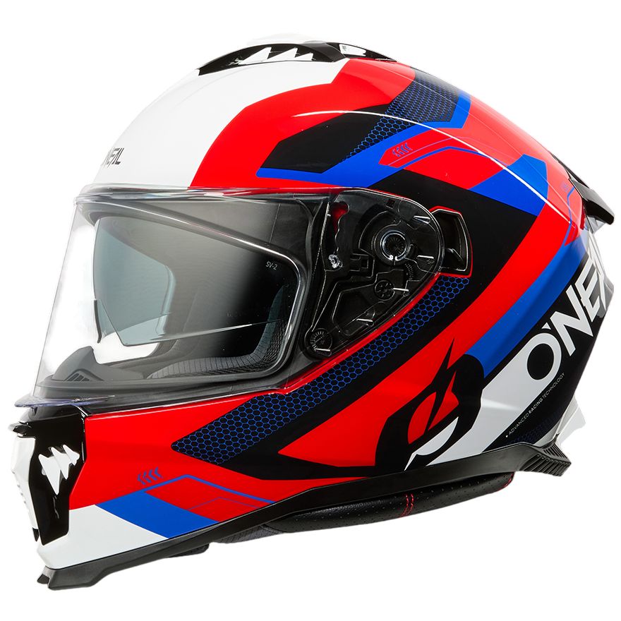 ONEAL Casque intégral O'Neal CHALLENGER EXO — bleu, rouge et blanc