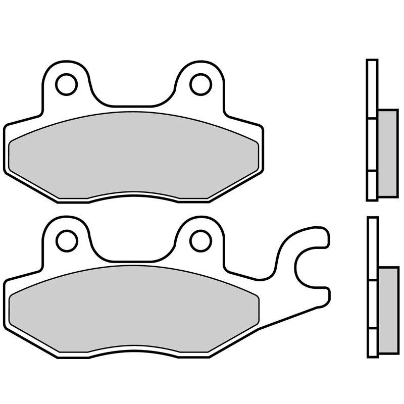 Plaquettes de freins Brembo Organique avant/arriere