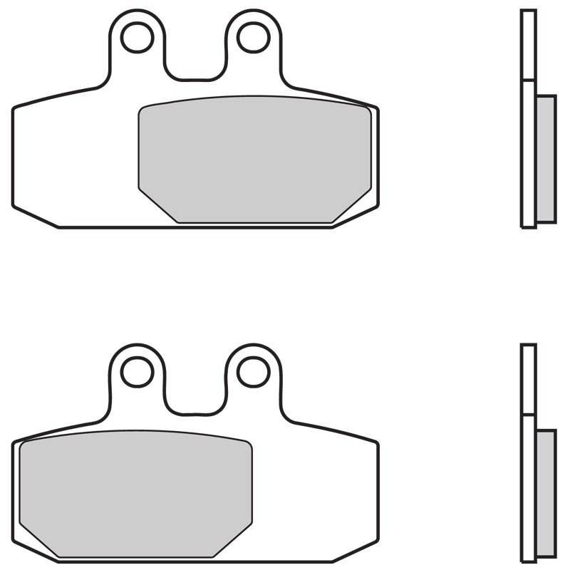 Plaquettes de freins Brembo Sinter Métal Fritté avant