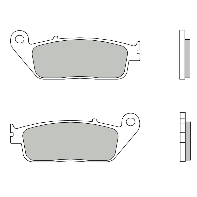 Plaquettes de freins Brembo Sinter Métal Fritté avant ou arrière (selon modèle)
