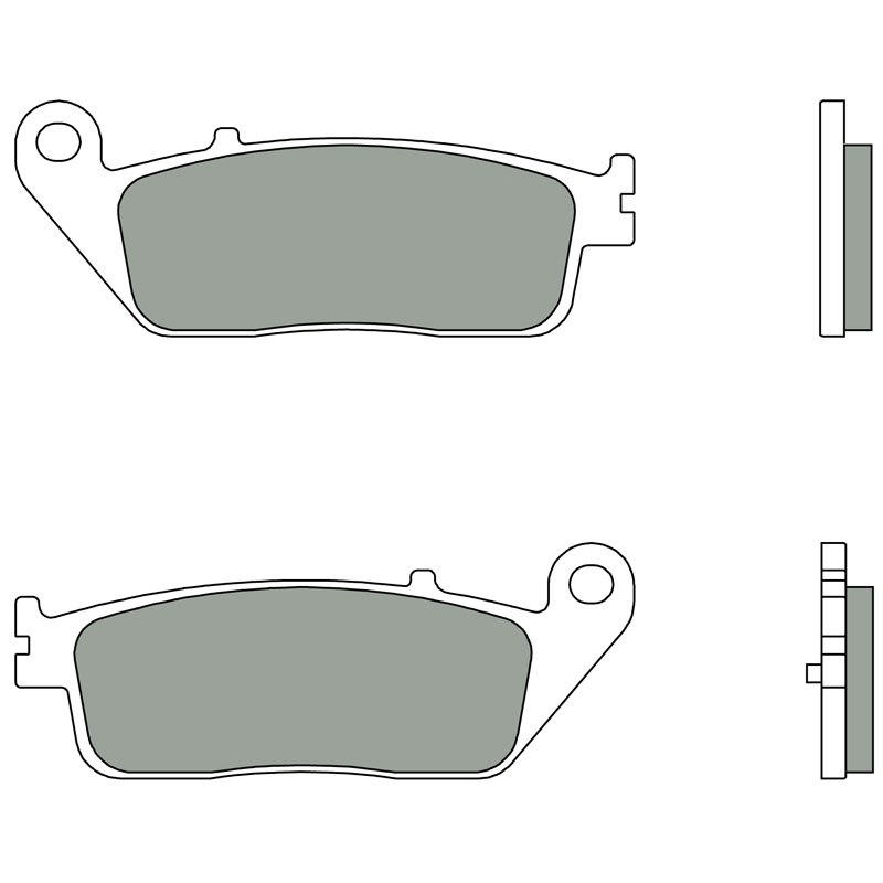 Plaquettes de freins Brembo Organique arrière