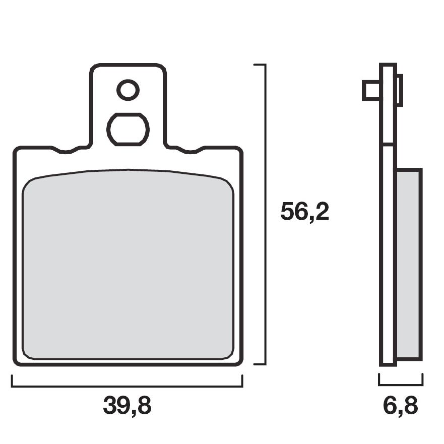 Plaquettes de freins Brembo Organique arrière