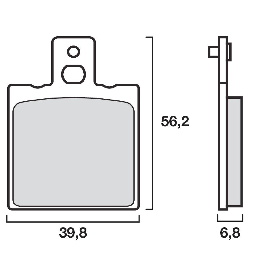 Plaquettes de freins Brembo Sinter Métal Fritté avant/arrière (selon modèle)