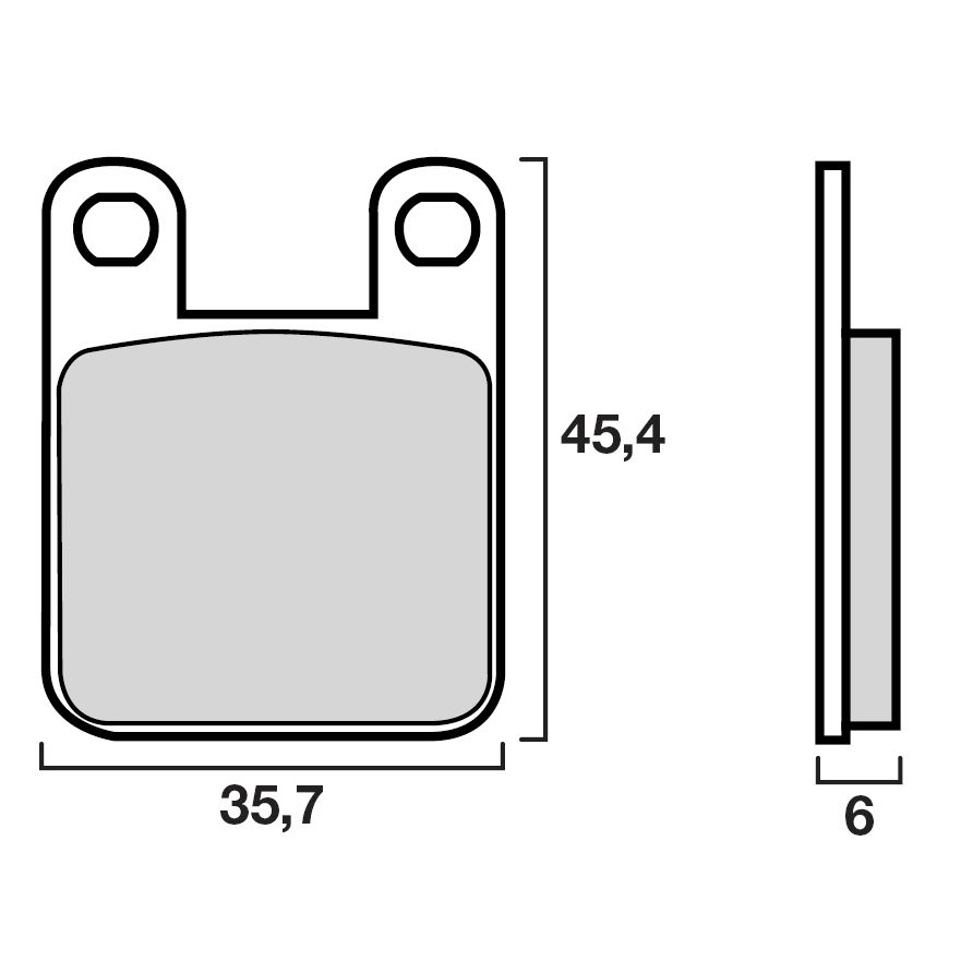 Plaquettes de freins Brembo Organique avant/arrière (selon modèle)