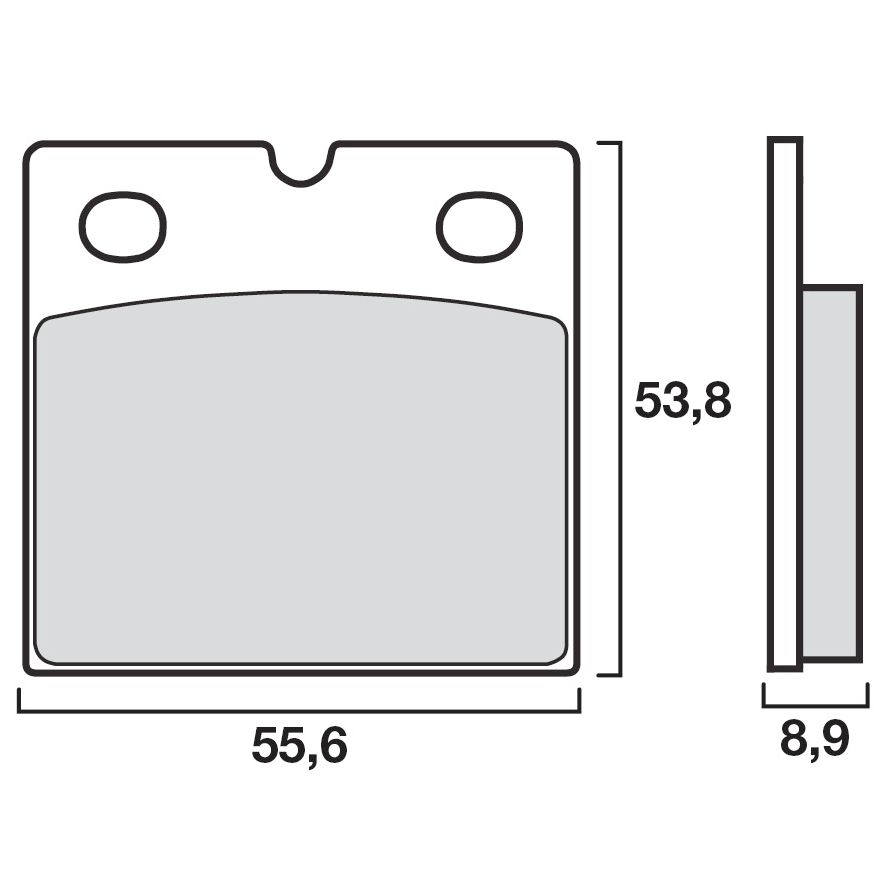 Plaquettes de freins Brembo Sinter Métal Fritté avant/arrière (selon modèle)