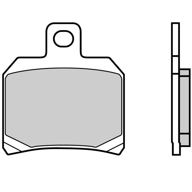 Plaquettes de freins Brembo Organique Arrière