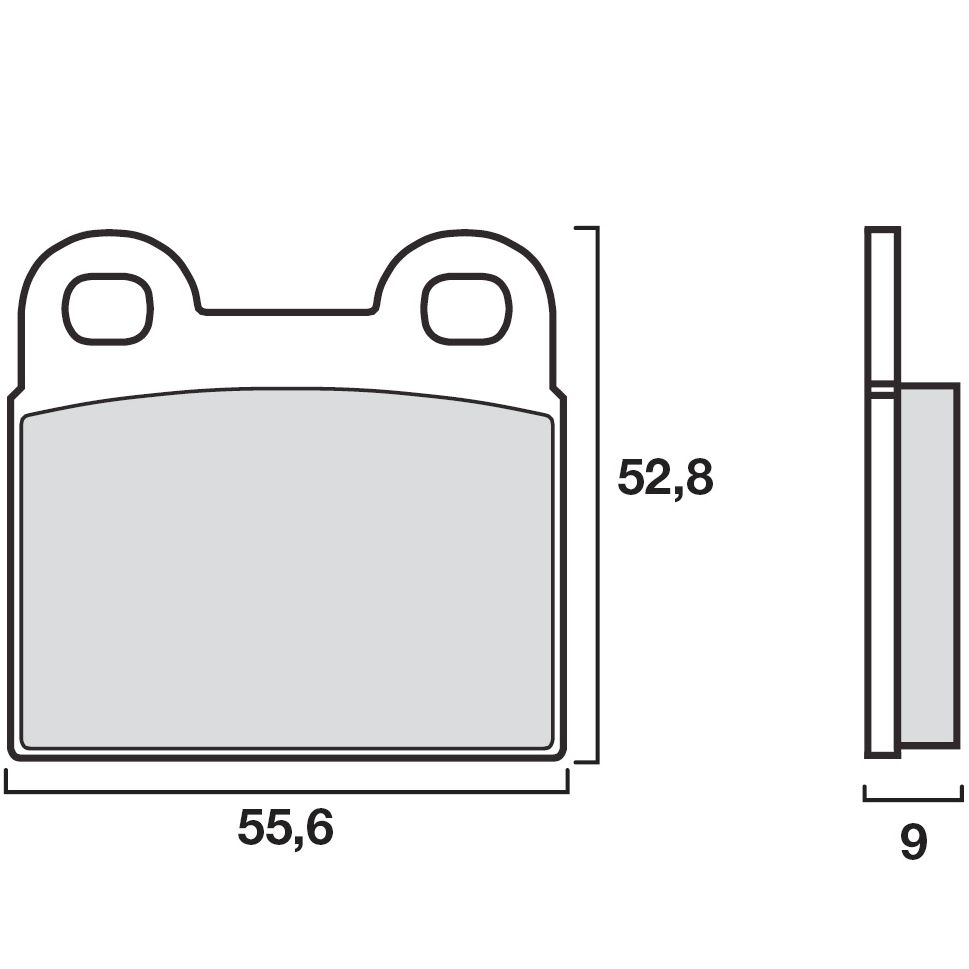 Plaquettes de freins Brembo Organique avant