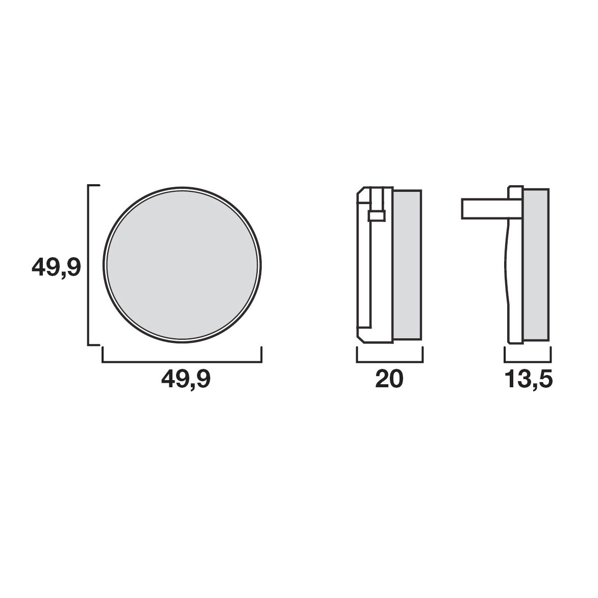 Plaquettes de freins Brembo Organique avant