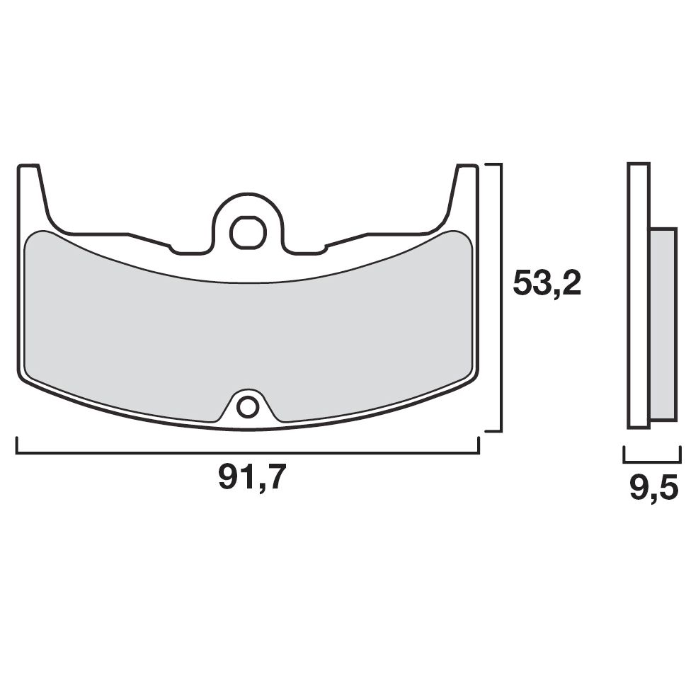 Plaquettes de freins Brembo Organique avant/arrière (selon modèle)