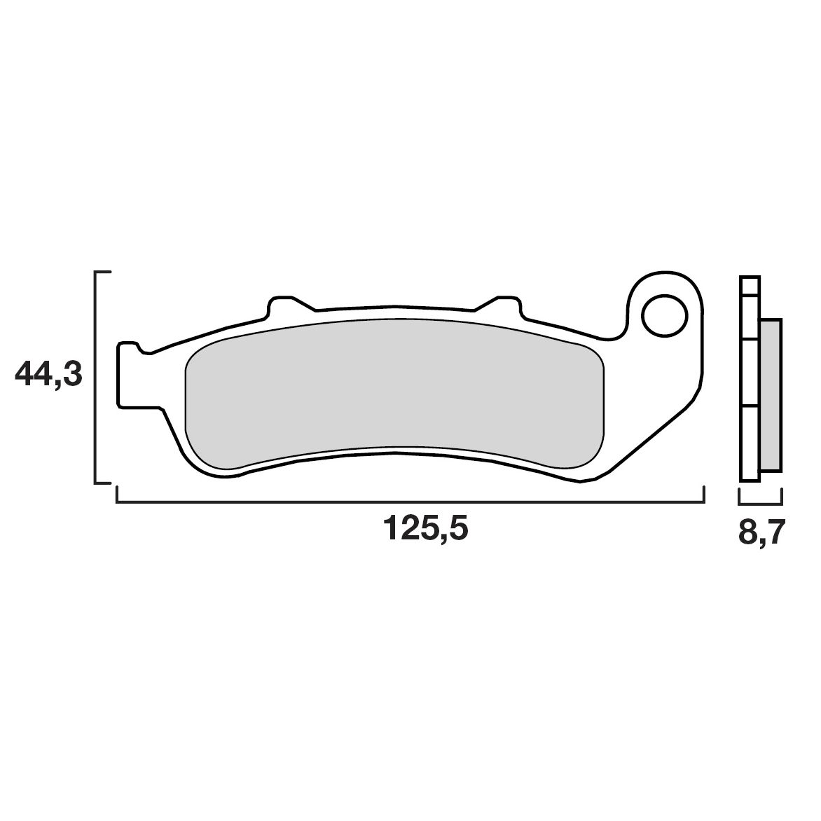 Plaquettes de freins Brembo Organique avant/arrière (selon modèle)