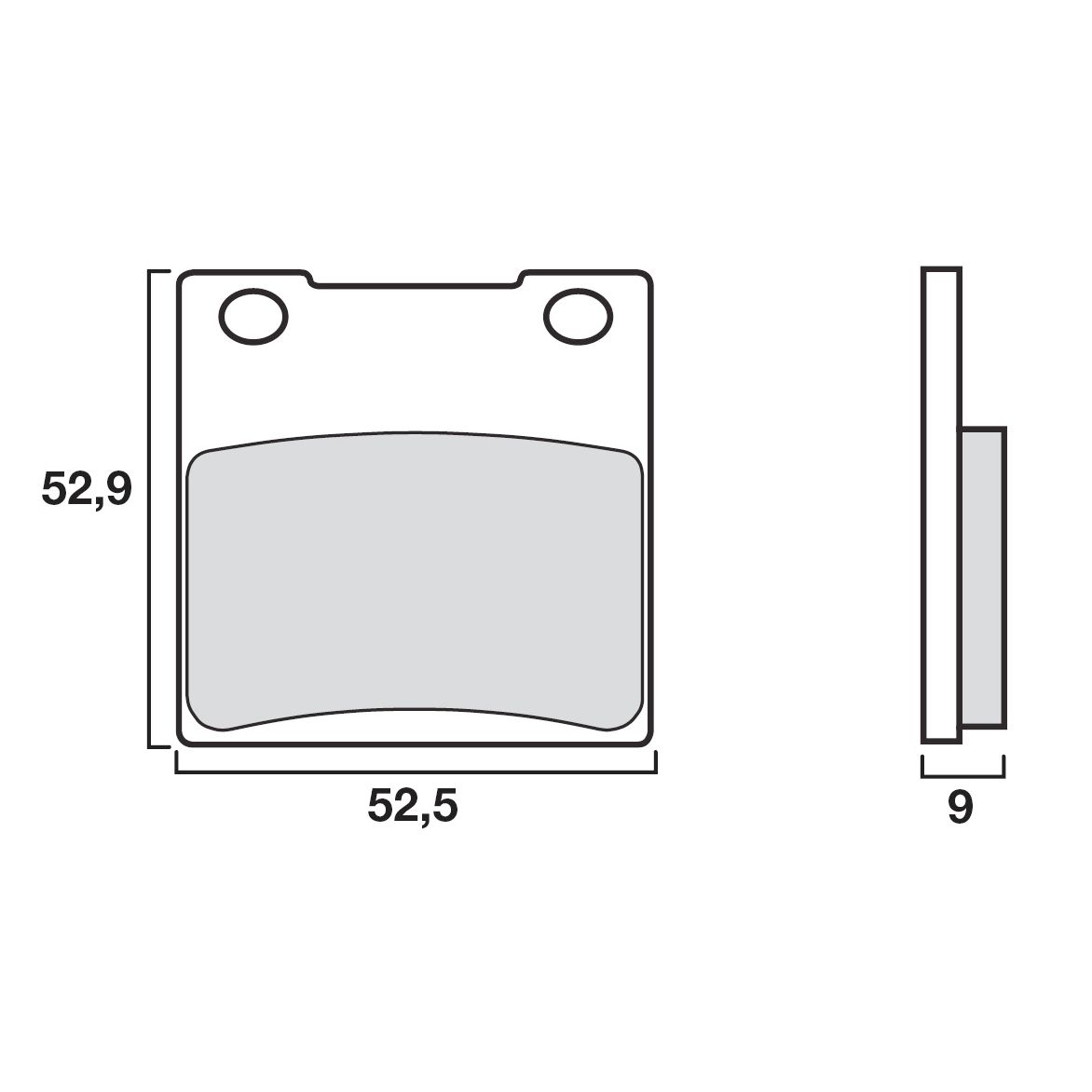 Plaquettes de freins Brembo Organique avant/arrière (selon modèle)
