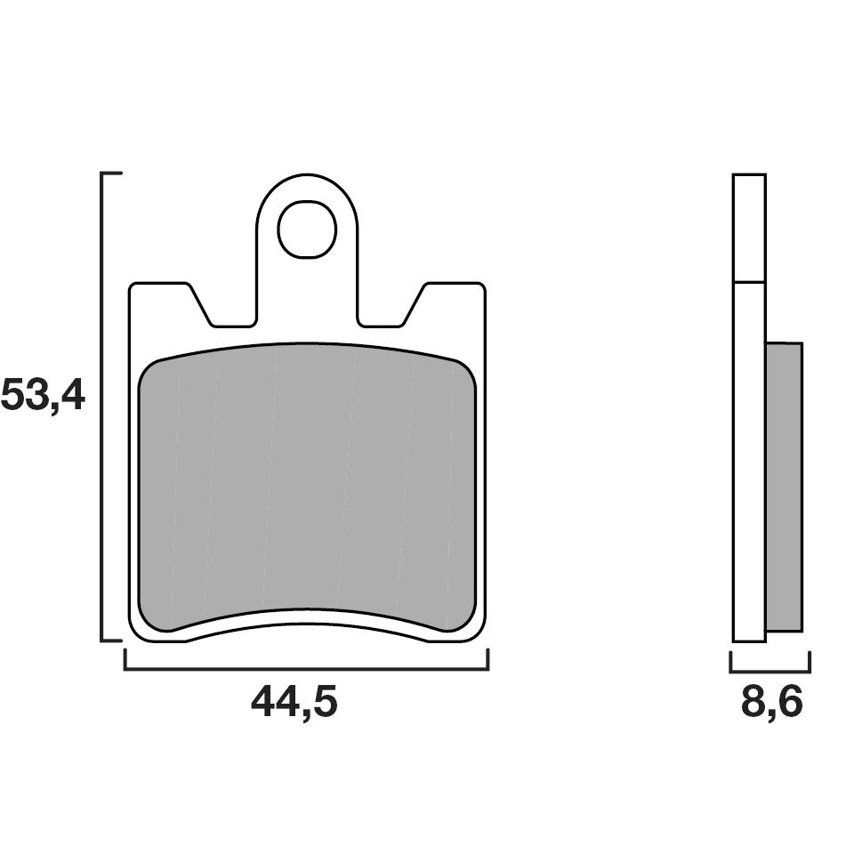 Plaquettes de freins Brembo Sinter Métal Fritté avant