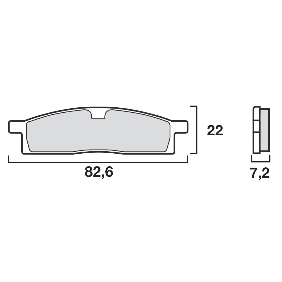 Plaquettes de freins Brembo Sinter Métal Fritté Racing avant