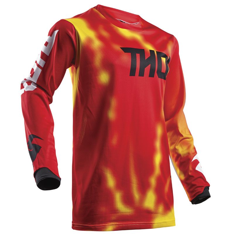 Maillot Cross Thor Pulse Air Radiate - Rouge -