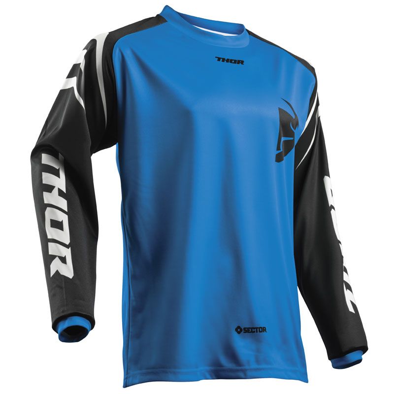Maillot Cross Thor Youth Sector Zones - Bleu -