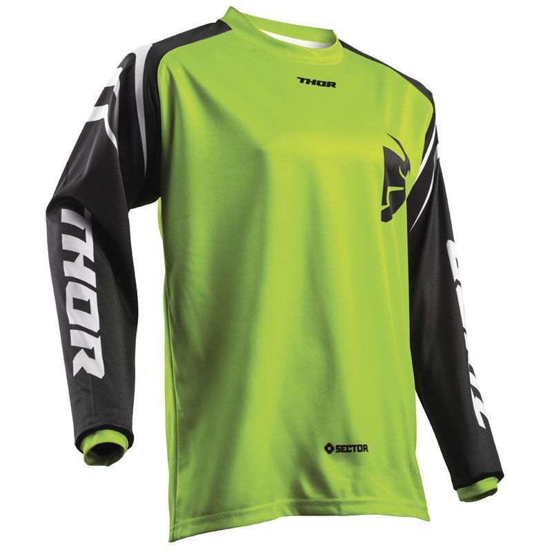 Maillot Cross Thor Youth Sector Zones - Vert -