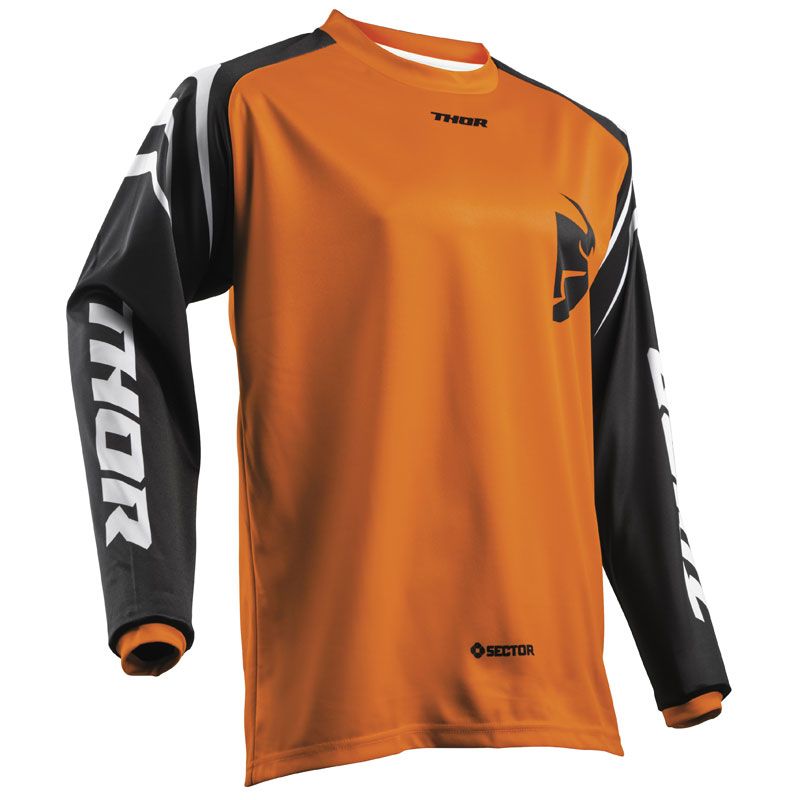 Maillot Cross Thor Youth Sector Zones - Orange -