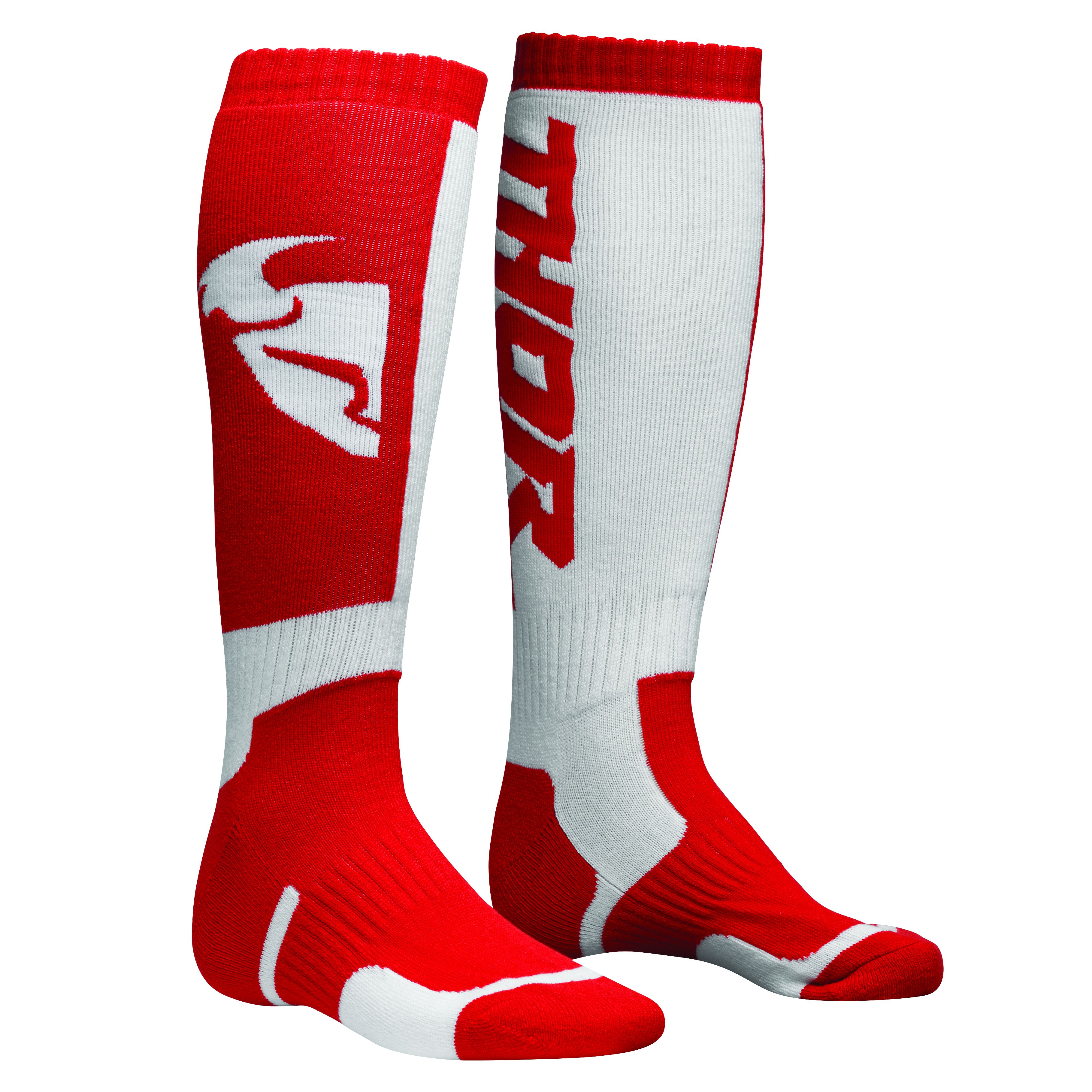 Chaussettes Thor MX RED WHITE