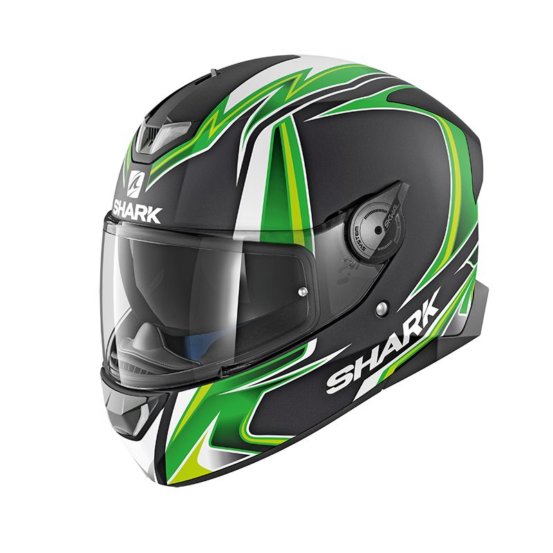 Noir//Orange Motorcycle helmets Shark SKWAL 2 SYKES MAT KWO M
