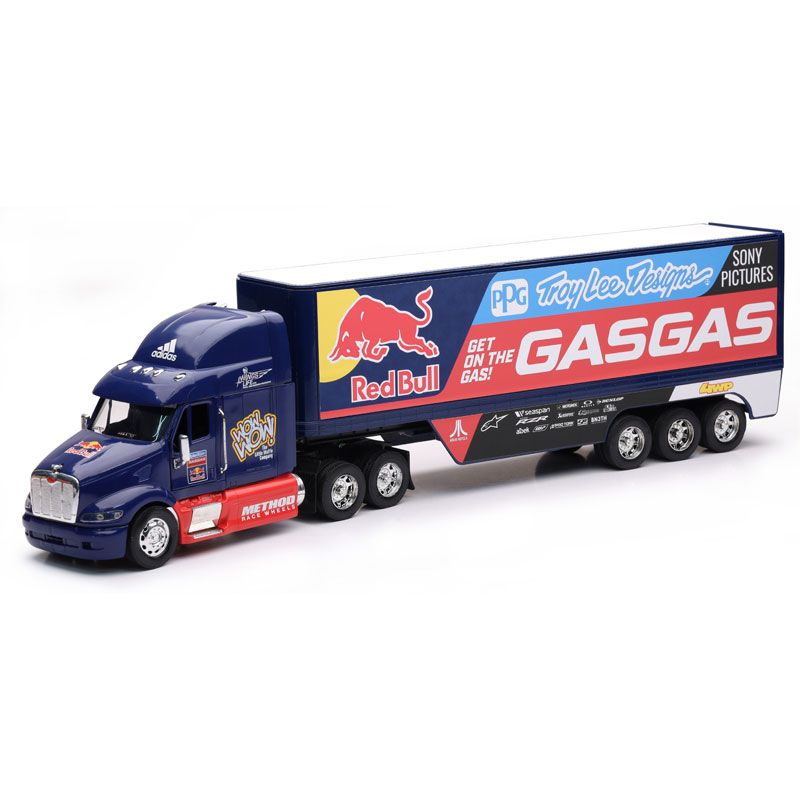 Miniature Newray Camion Team Gas Gas Red Bull - Echelle 1/32°