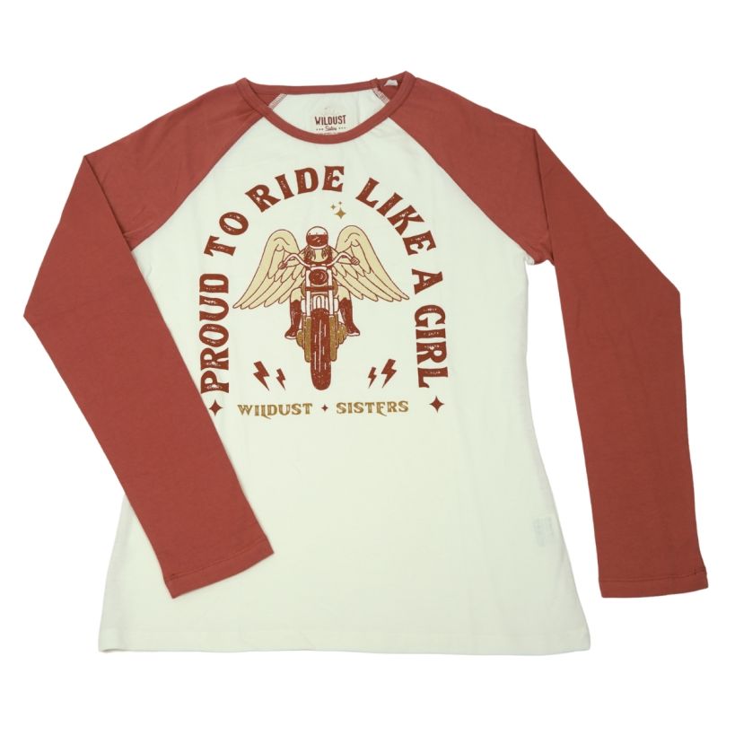Image of T-shirt manches longues Wildust RIDE LIKE A GIRL