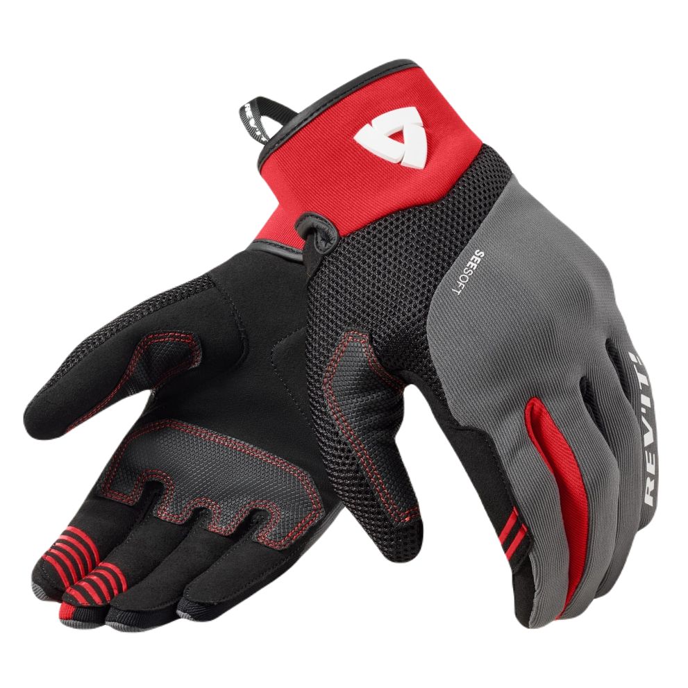 REVIT Gants Rev it ENDO — noir, gris et rouge