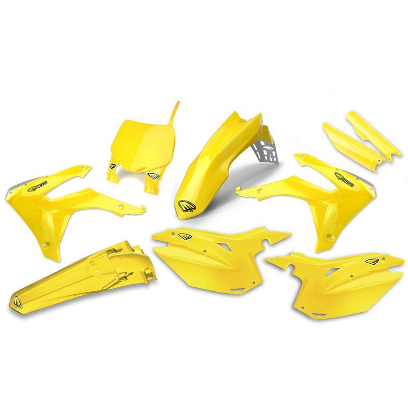 Image of Kit plastiques CYCRA powerflow jaune