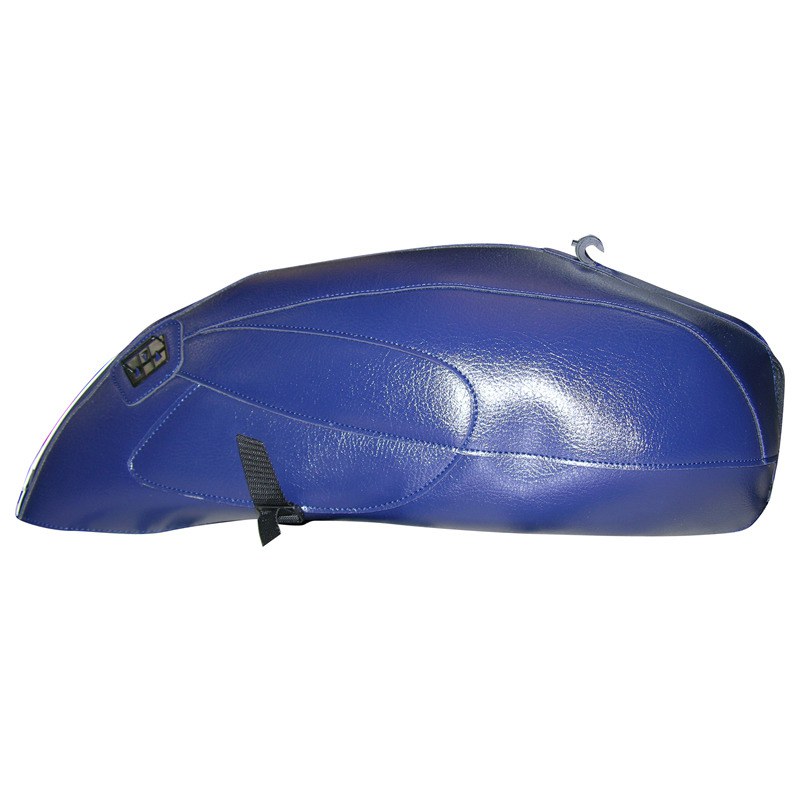 Tapis de réservoir Bagster Bleu Foncé/Bande Blanche