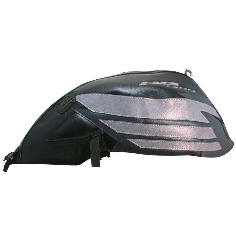 Tapis de réservoir Bagster Spécial S Noir/Pointes Acier et Anthracites