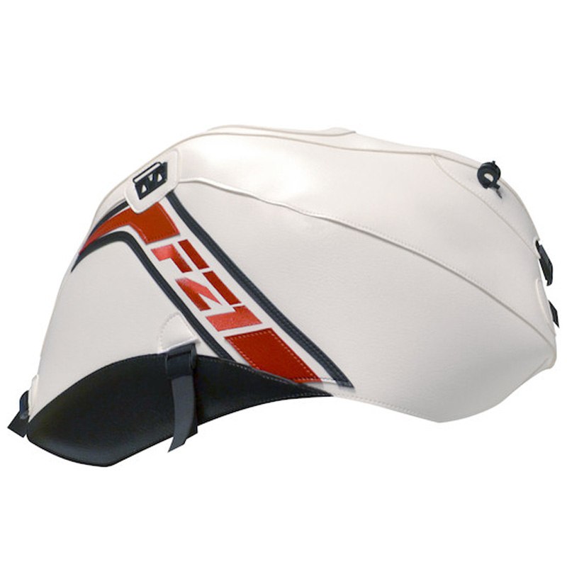 Tapis de réservoir Bagster Blanc/Pointes Rouges et Noires