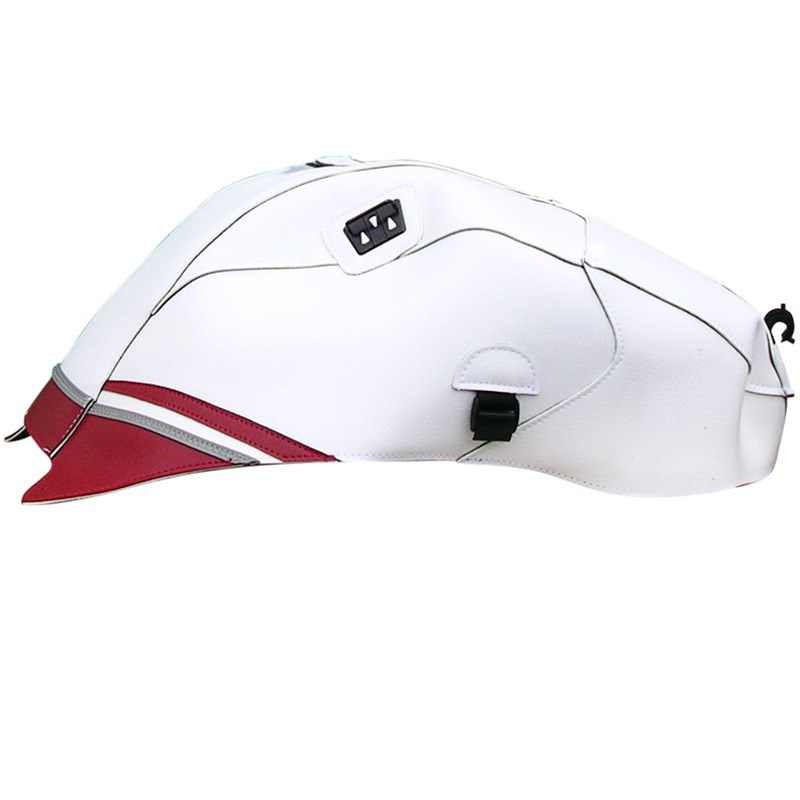 Tapis de réservoir Bagster Blanc/Déco Rouge et Acier