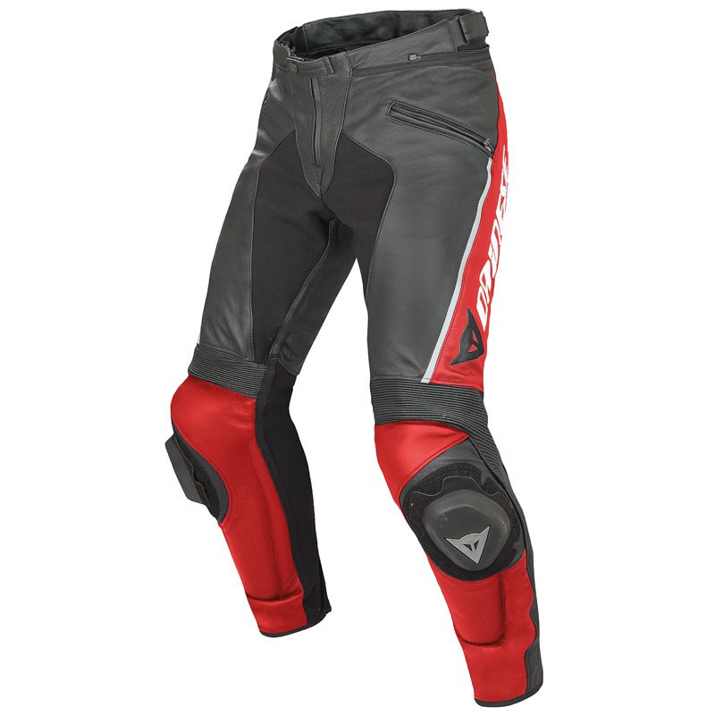 Pantalon Dainese Delta Pro C2 Pelle Black/red
