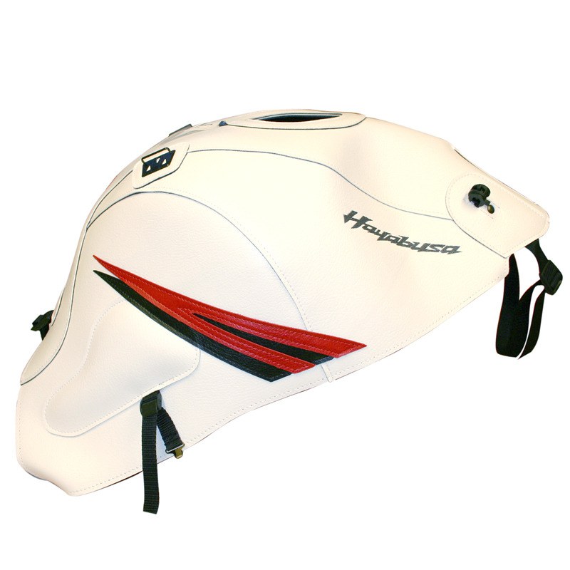 Tapis de réservoir Bagster Blanc/Rouge/Acier