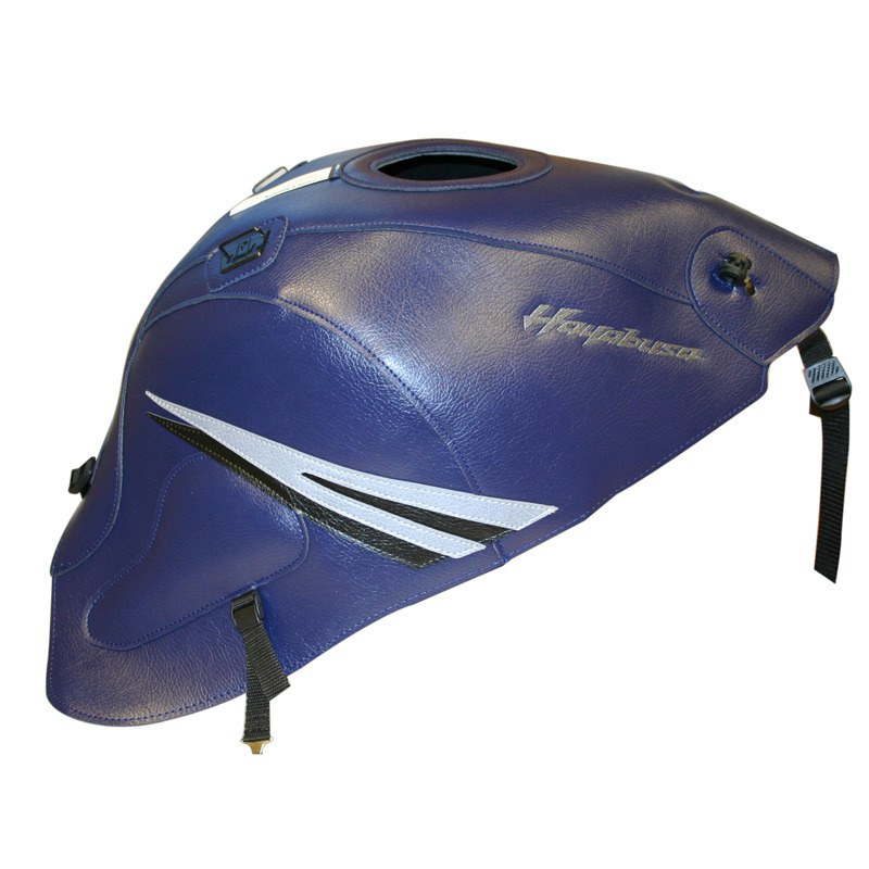 Tapis de réservoir Bagster Bleu Foncé/Déco Acier/Noir