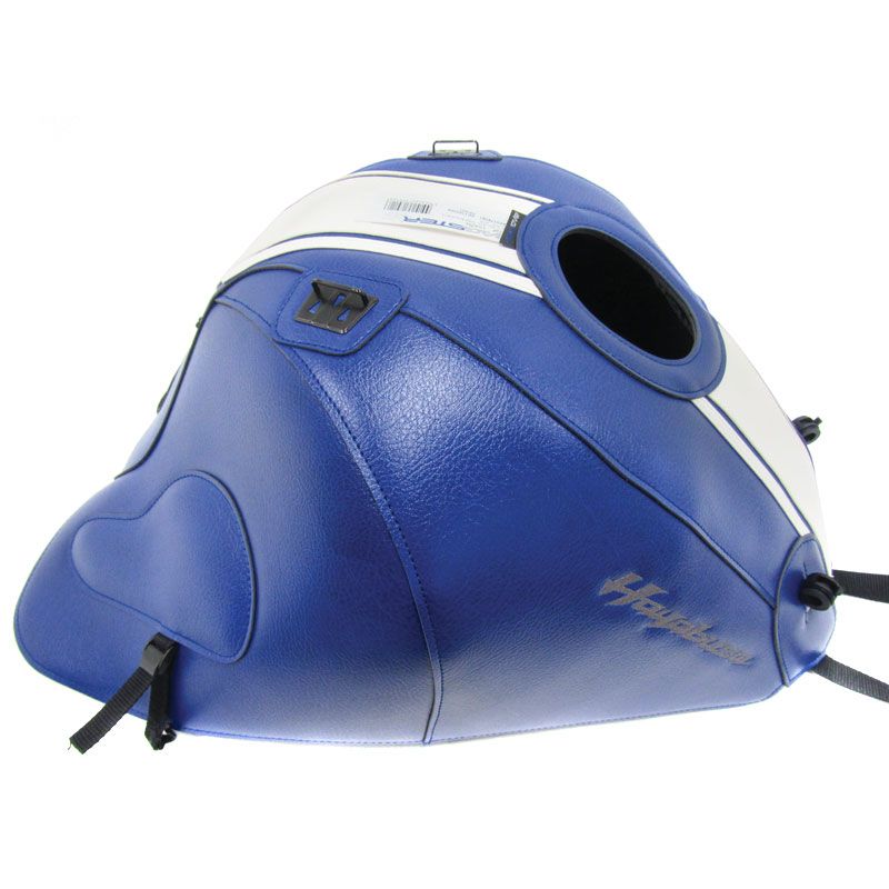 Tapis de réservoir Bagster Bleu déco Bande blanche