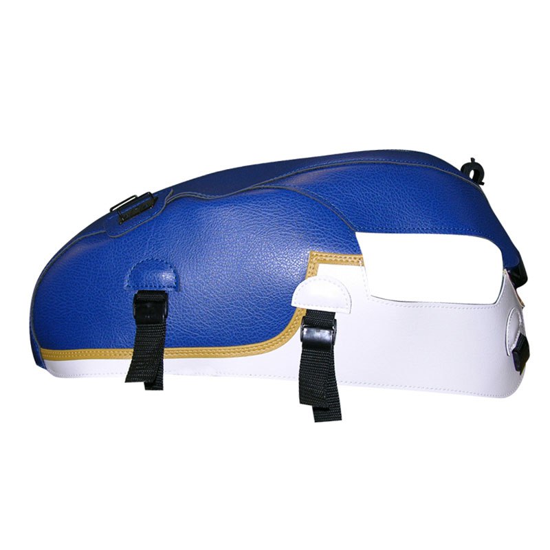 Tapis de réservoir Bagster Bleu Foncé/Blanc/Liseré Or