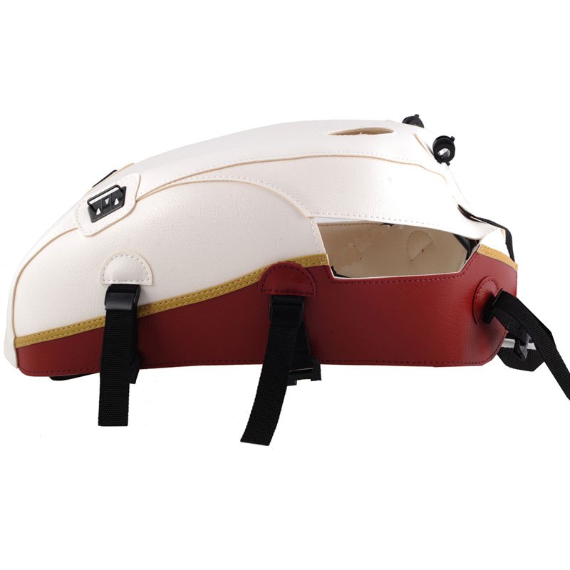 Tapis de réservoir Bagster Spécial réservoir Blanc/Rouge fonce/lisere Or