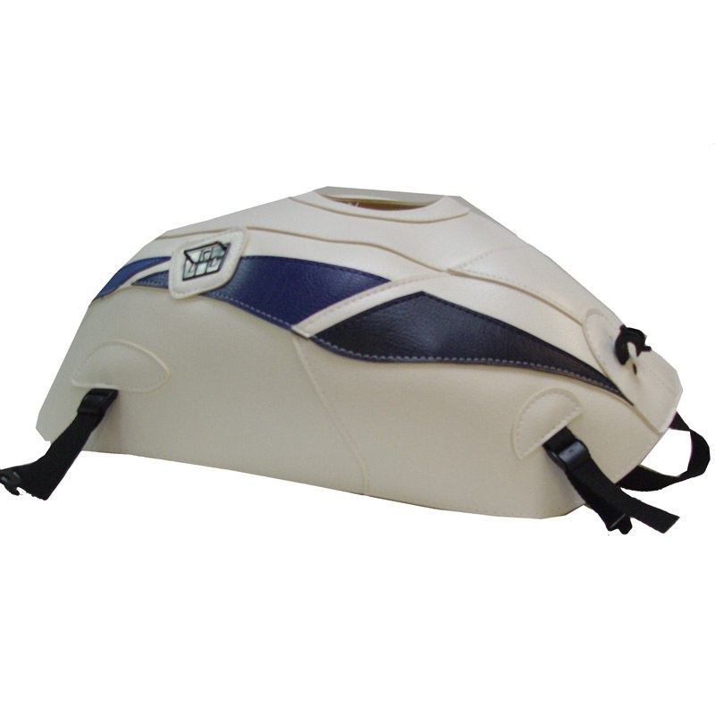 Tapis de réservoir Bagster Blanc/Pointes Bleues