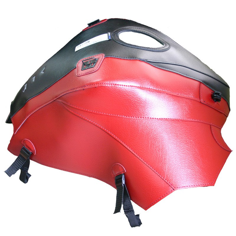 Tapis de réservoir Bagster Gris/Déco Noir/Bande Rouge