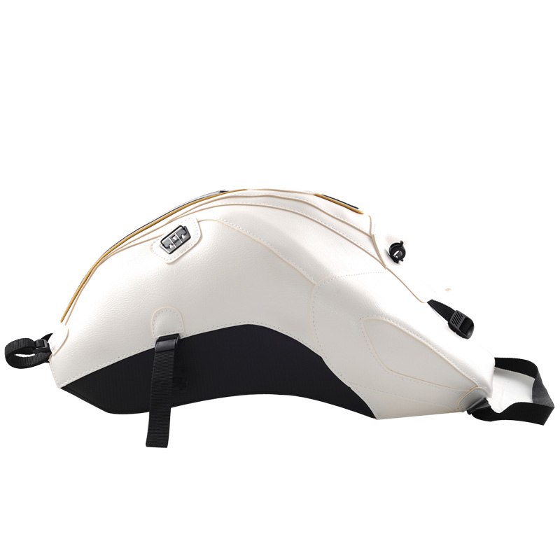 Tapis de réservoir Bagster Spécial réservoir Blanc/Deco Noire/Lisere Or