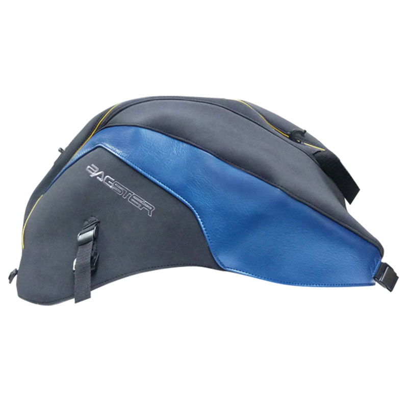 Tapis de réservoir Bagster Master Series Noir Mat/Déco Baltique/Liseré Or