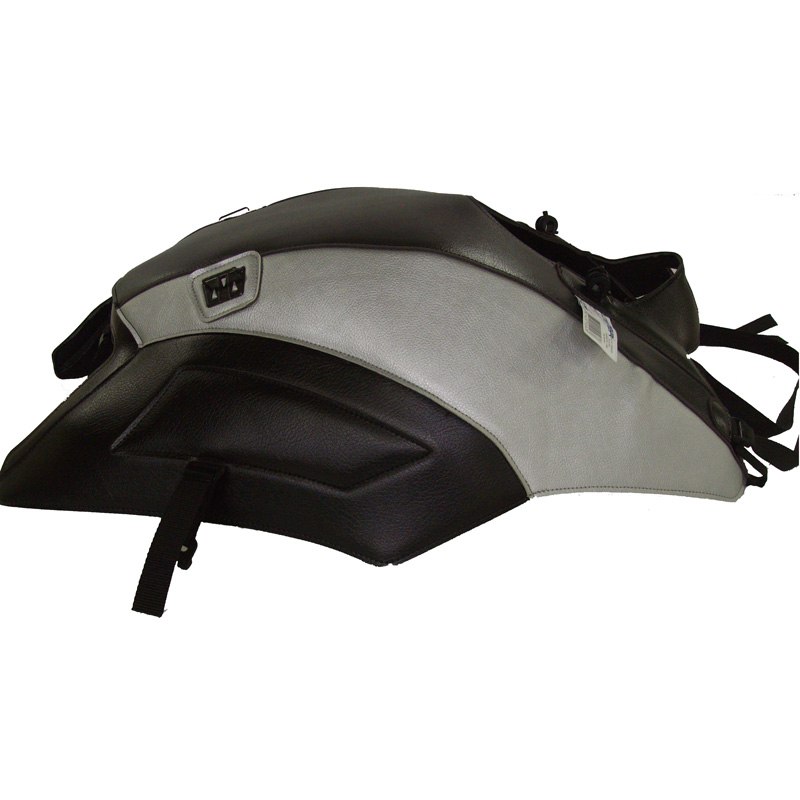 Tapis de réservoir Bagster Noir/Déco Argent/Liseré Anthracte