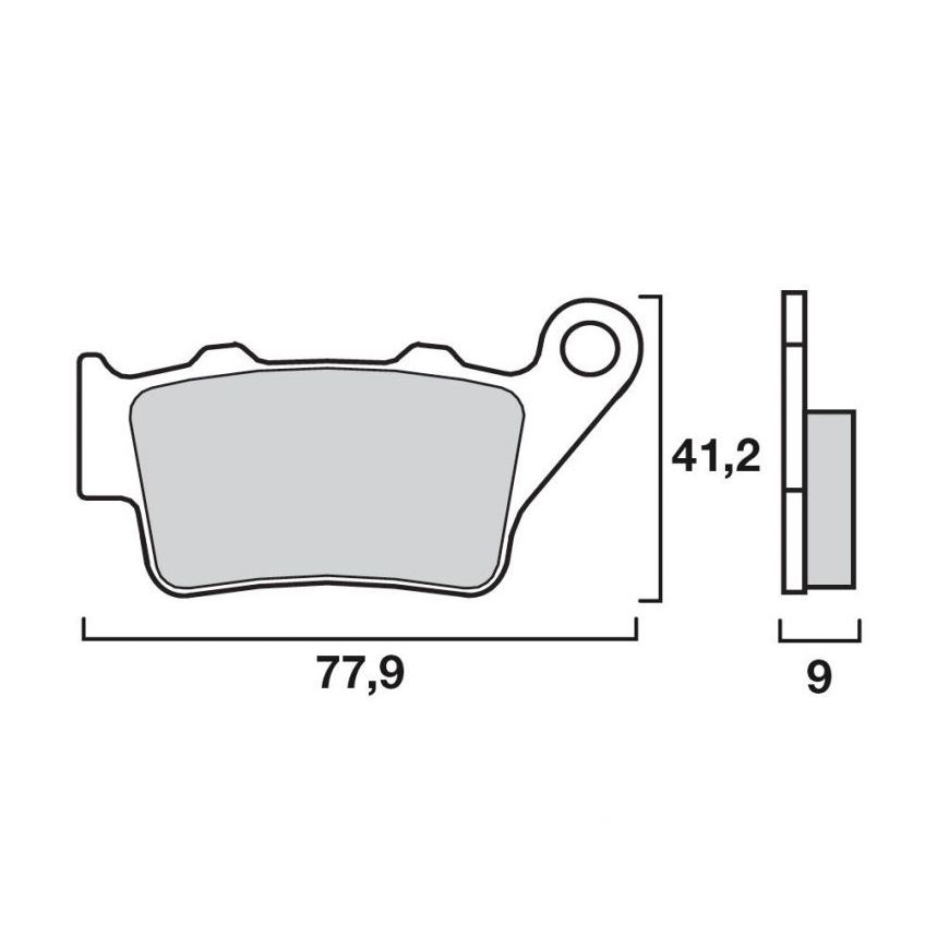 Plaquettes de freins Brembo Sinter Métal Fritté Arrière