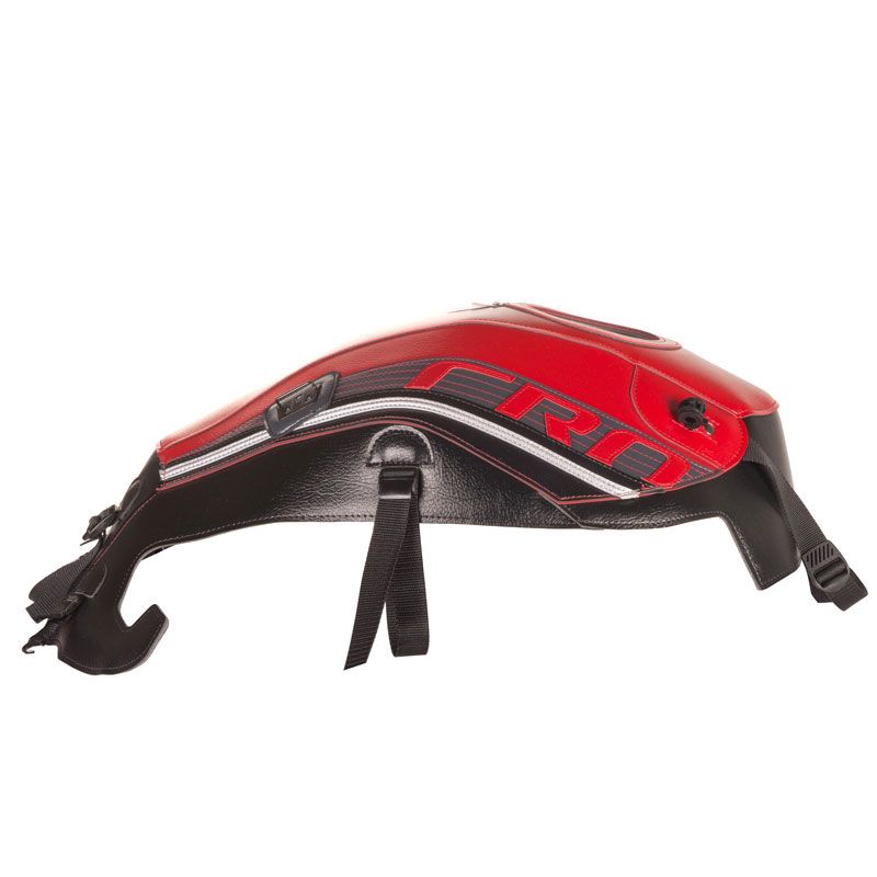 Tapis de réservoir Bagster ROUGE FONCE/DECO ANTHRACITE/DECO ROUGE FONCE/DECO NOIR/LISSERET ARGENT